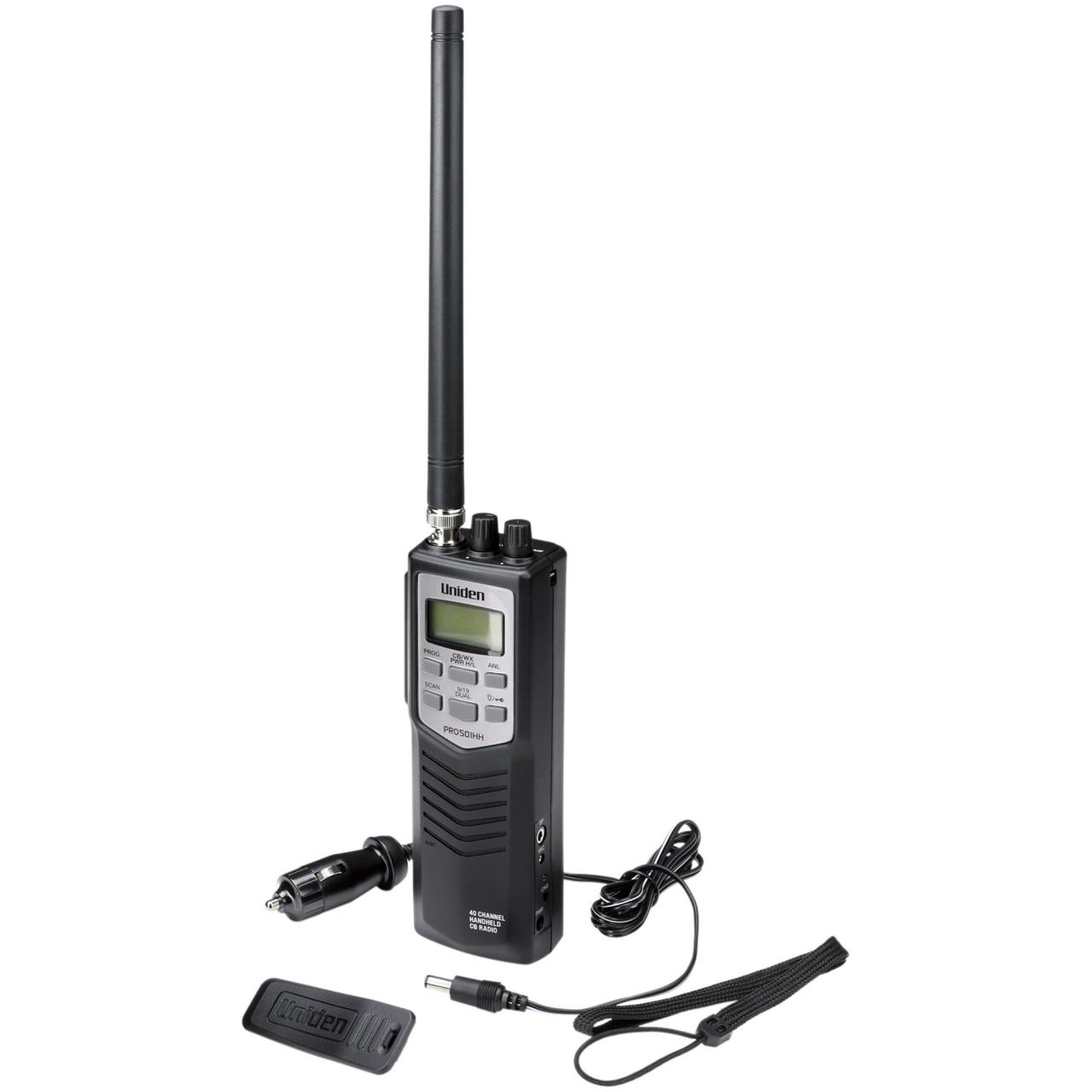 PRO501HH - Uniden Compact 40 Channel Handheld CB Radio
