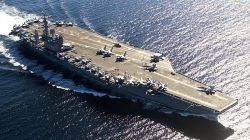 3840x2160px | free download | HD wallpaper: grey aircraft carrier ...