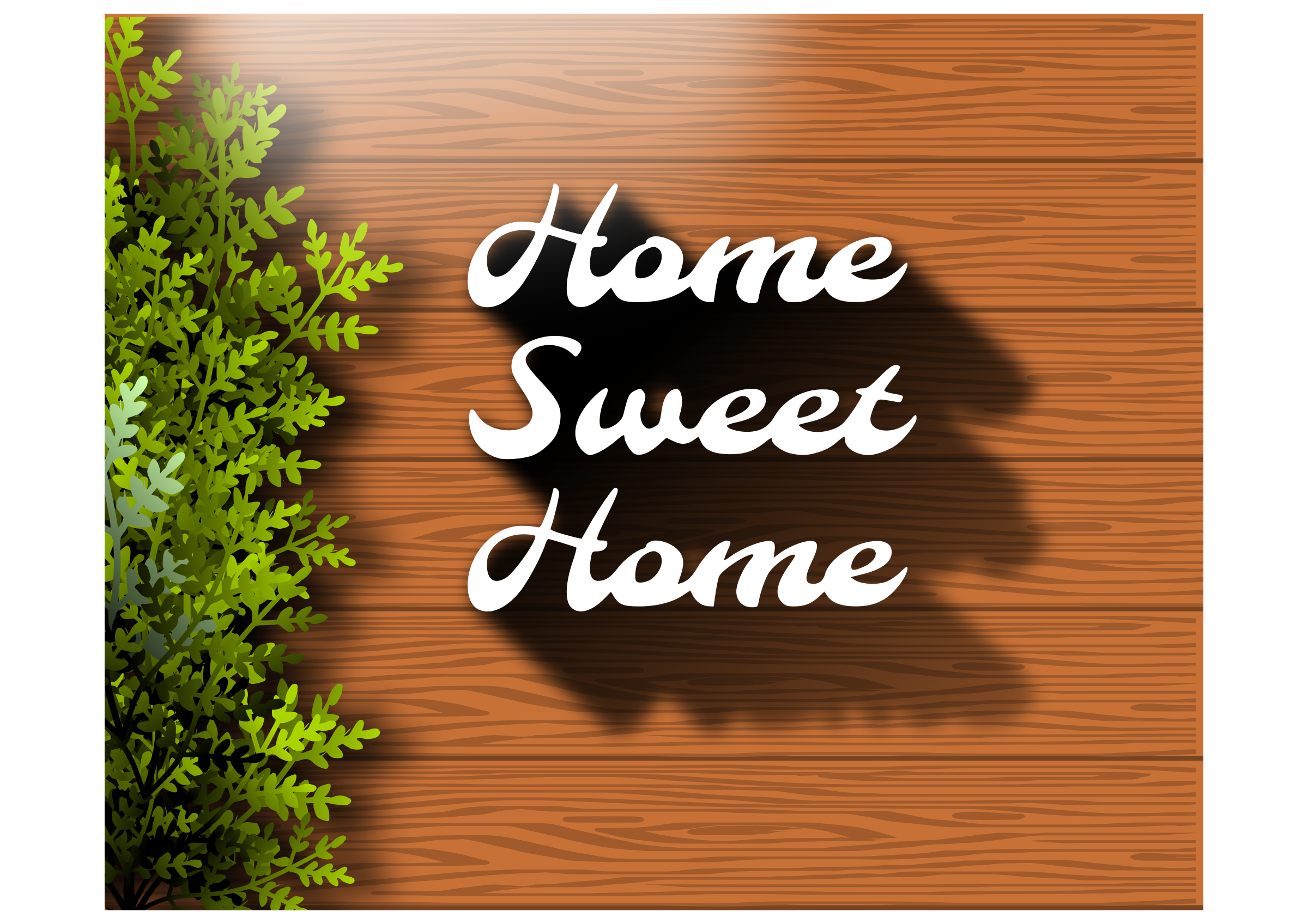 Clipart - Home sweet home