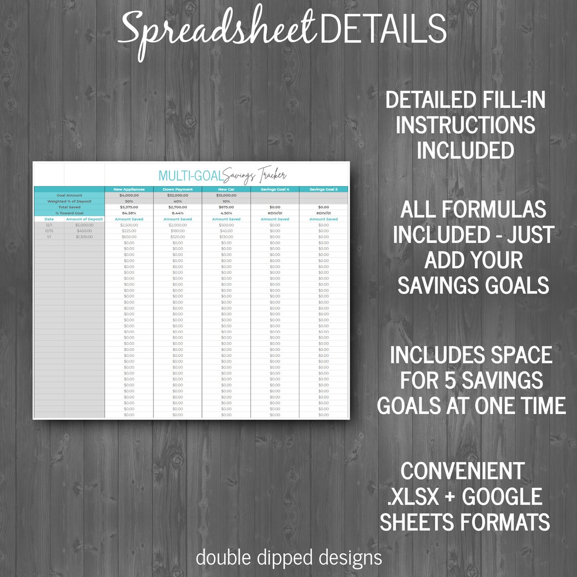 Personal Finance Spreadsheet Bundle Monthly Excel Budget, Net Worth ... Personal Finance Spreadsheet Bundle Monthly Excel Budget, Net Worth ...