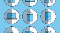 Online Shopping Logistic Laptop Check List Security Stock Vector ...