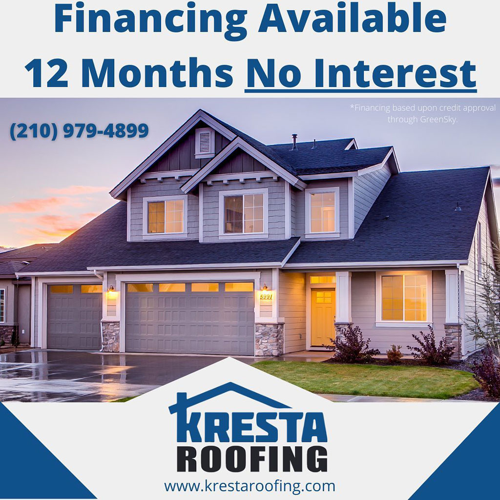 Roof Financing Available in San Antonio by Kresta Roofing Roof Financing Available in San Antonio by Kresta Roofing
